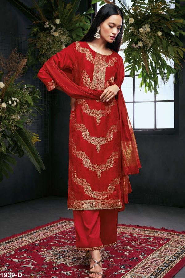 Ganga Tayah summer collection Suit S1939-D