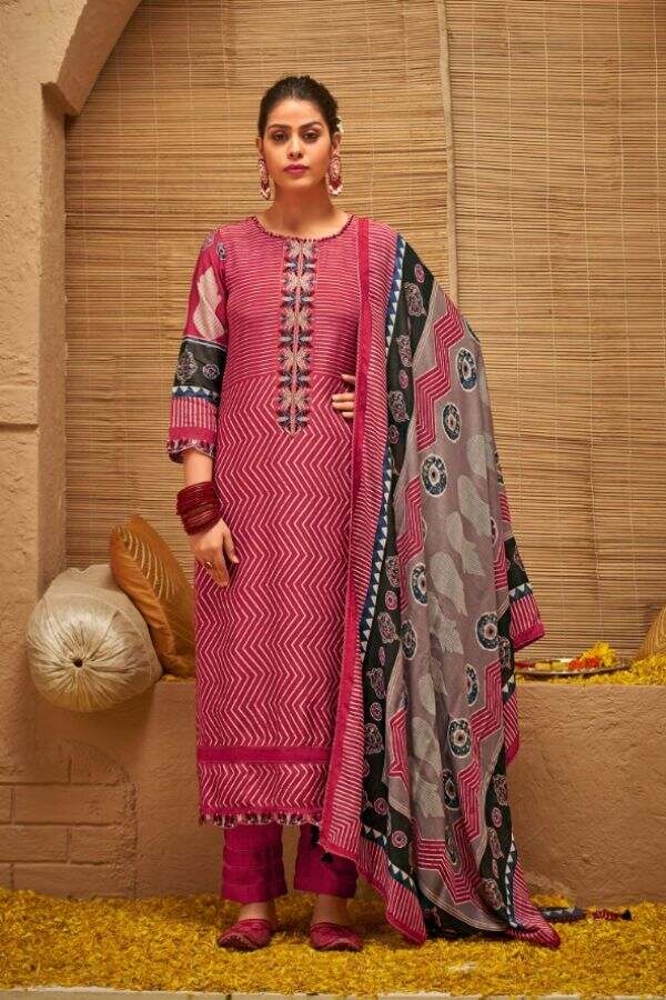 Jay Vijay Prints Anando Ethisha Summer Collection Ladies Salwar Suits 3104-A