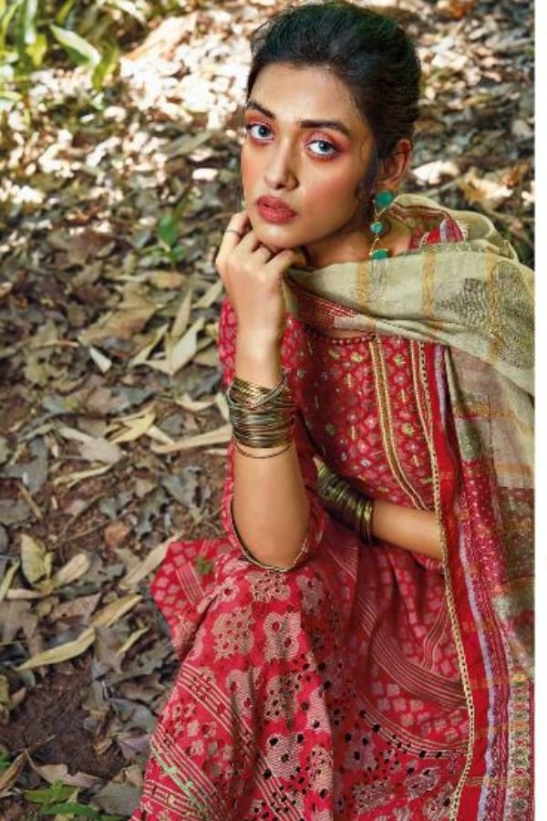 Jay Vijay Prints Vara Pure Moga Silk Digital Printed Suits 7842