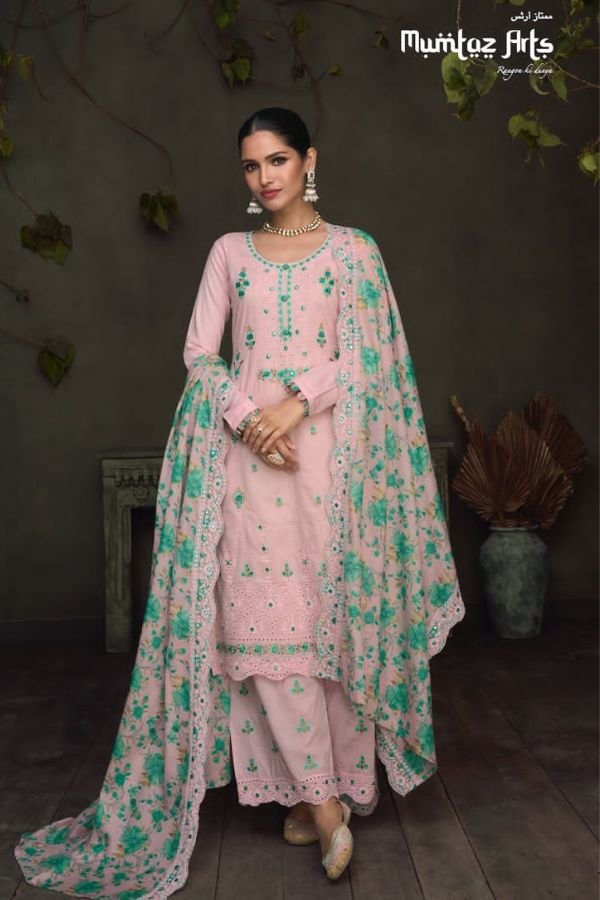 Mumtaz Arts Shades of Love 3 Pure Lawn Salwar Suits 18004