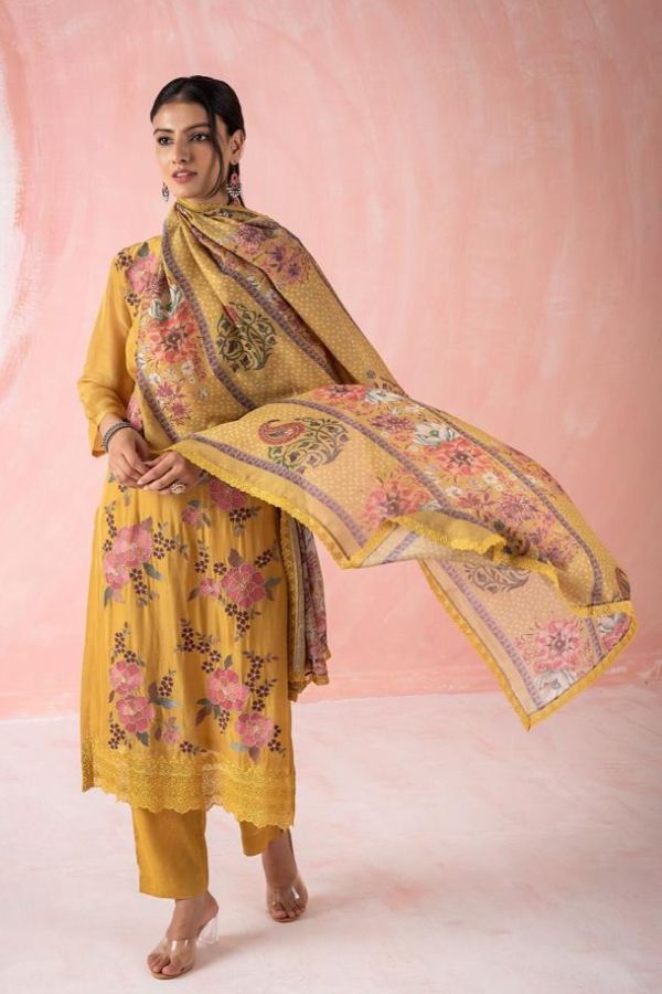Naariti Gaabi Pure Organza Embroidered Salwar Suit AGOG-02