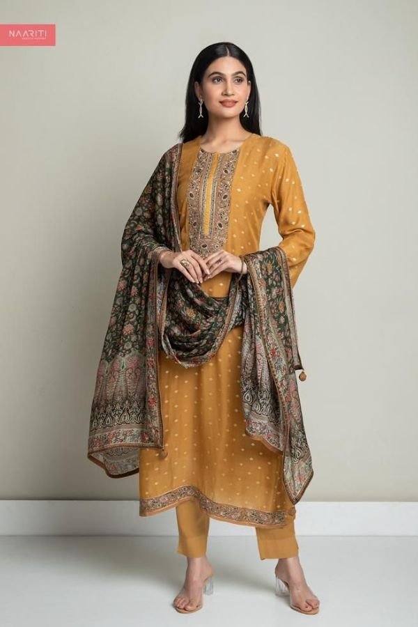Naariti Haral Organza Jacquard Embroidered Summer Salwar Suit