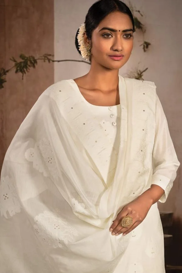 Rivaa Jalsa Bindiya 2 Pure Cotton Banarasi Summer Suit 2637