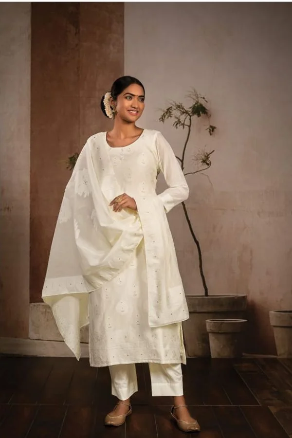 Rivaa Jalsa Bindiya 2 Pure Cotton Banarasi Summer Suits 2637