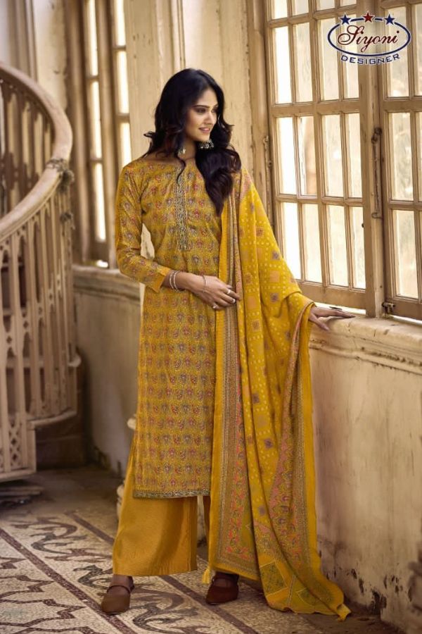 Siyoni Designer Teresa Pure Muslin Silk Salwar Suit 71001