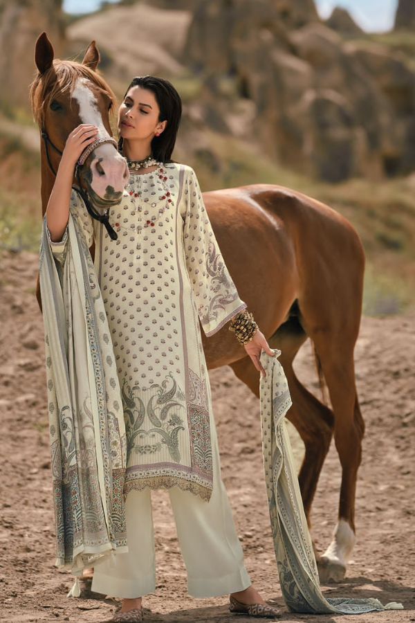Varsha Fashion Enchant Pashmina Silk Printed Winter Suits EC-05