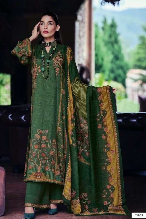 Varsha Fashions Tahira Winter Collection suit TH-03