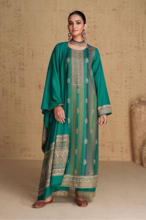 Kesar Karachi Nayra Pashmina Winter Unstitched Salwar Suits 83003