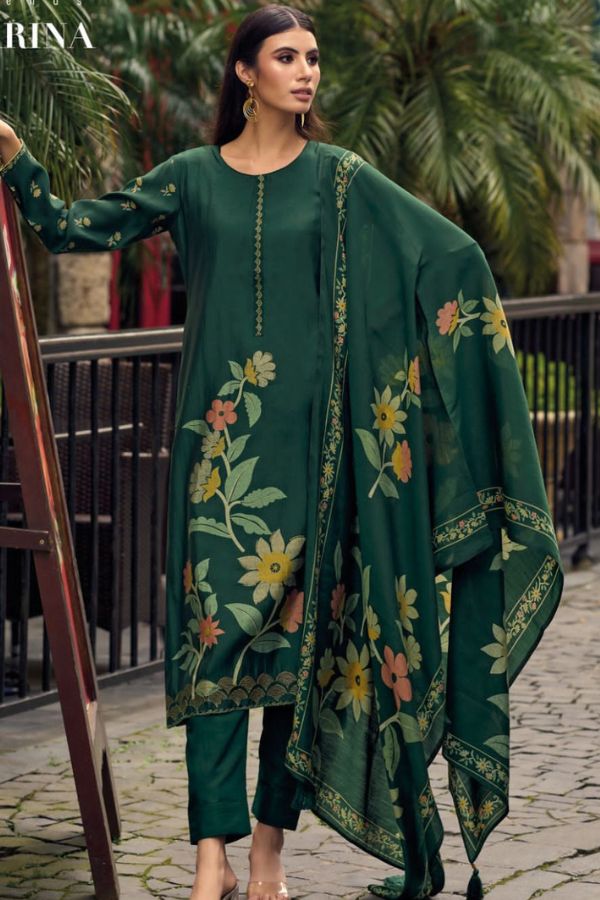 Kilory Trendz Zarina Pashmina Winter Collection Suit 672