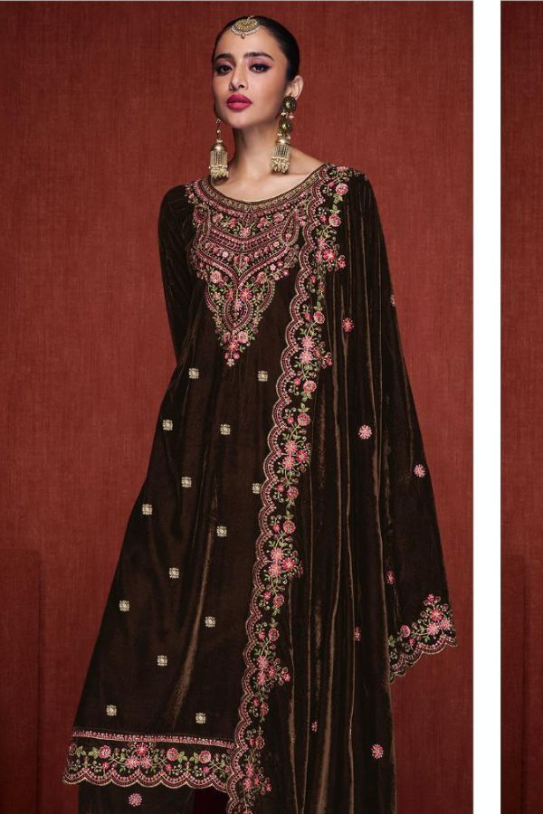 Mumtaz Arts Mrunal Winter Collection Suit 15003