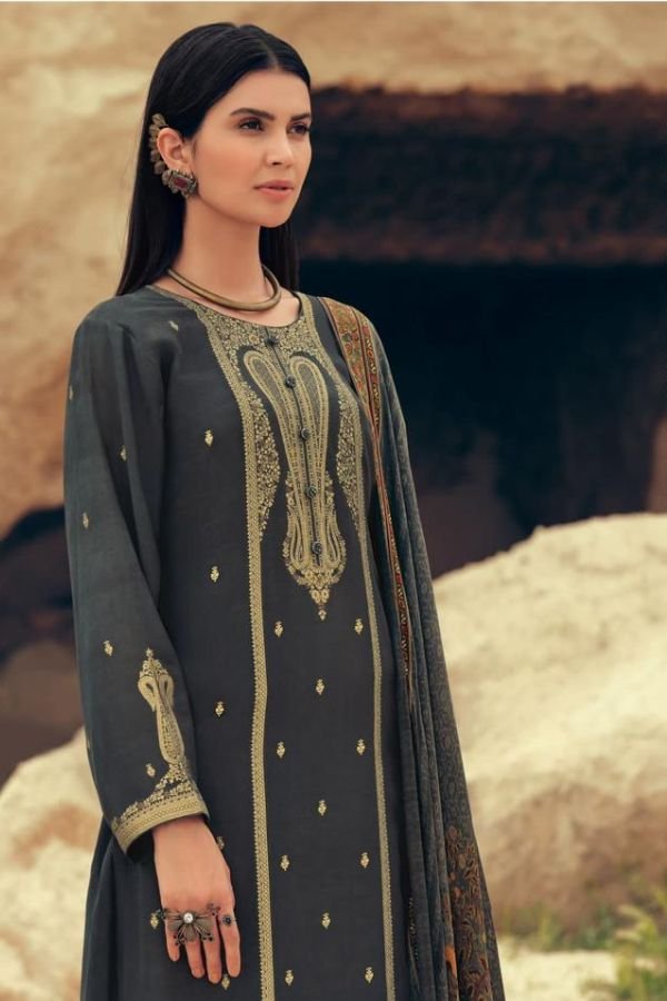 Varsha Fashions Aashana Silk Meenakari Ladies Salwar Suits AS-05