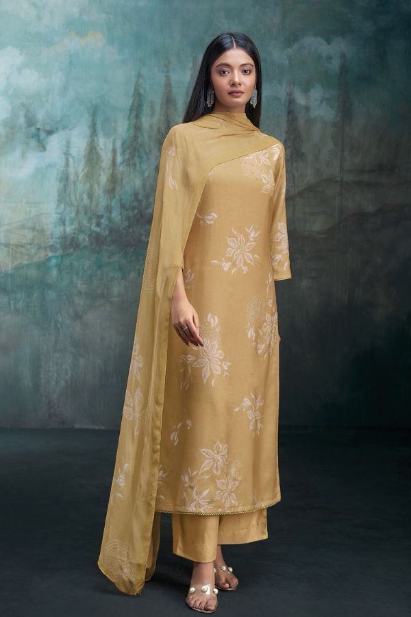 Ganga Fashions Rafqa S2131 Wool Pashmina Winter Suit S2131-A