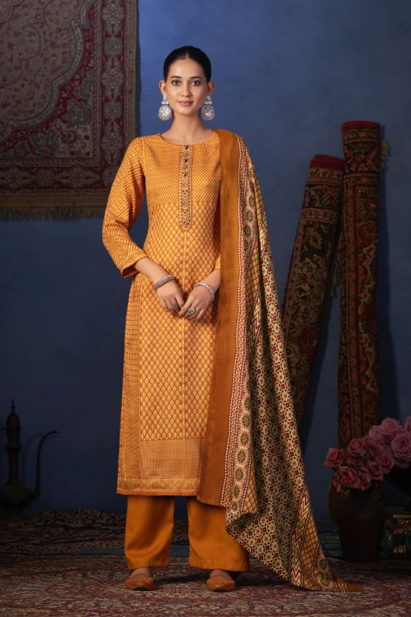 Kesar Karachi Shahin Pashmina Digital Printed Winter Suit 22001