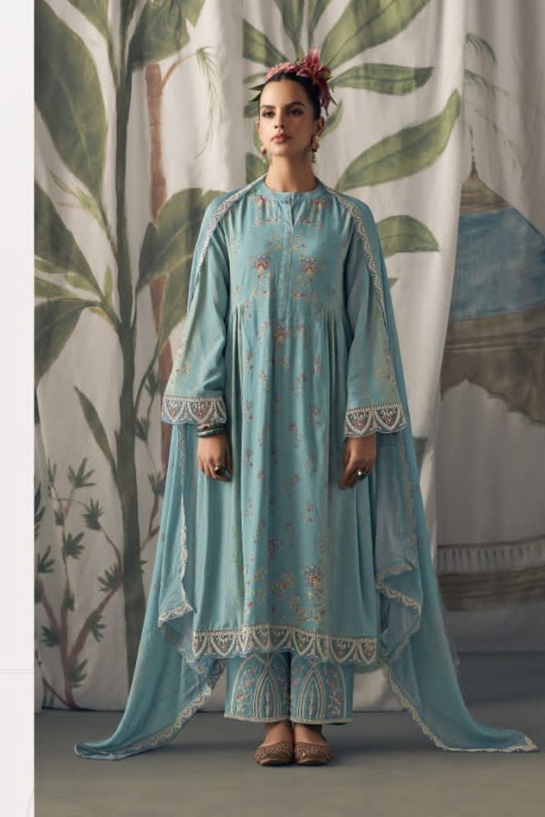 Kimora Fashion Mashaallah Pure Maslin Printed Salwar Suit 9222