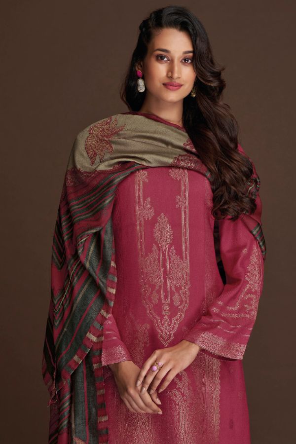 Omtex Aamod XV Pashmina Handwork winter Salwar Suits 3221-A