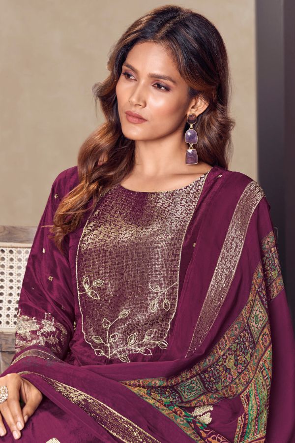 Omtex Rasika Pure Pashmina Winter Collection Suit 2491-C
