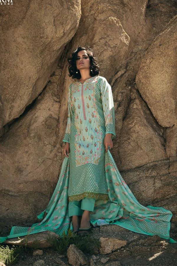 PRM Trendz Pindaar Pashmina Printed Fancy Winter Suit 5270