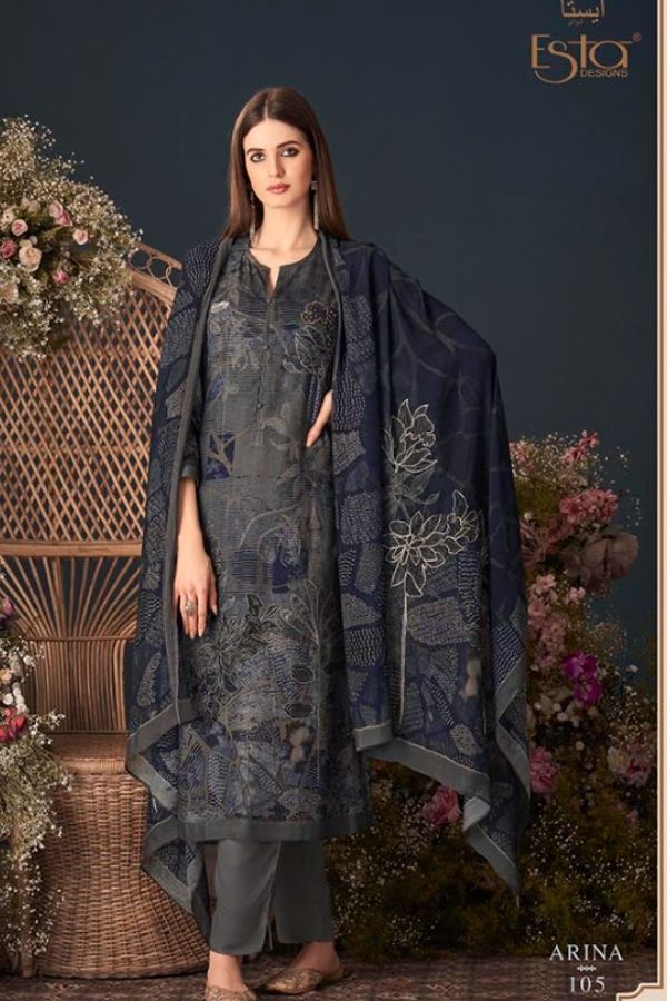 Sahiba Esta Arina Pashmina Printed Winter Salwar Suit 105