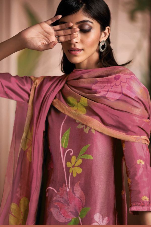 Ganga Fashion Shanaya New Russian Silk Ladies Salwar Suit C1135-E