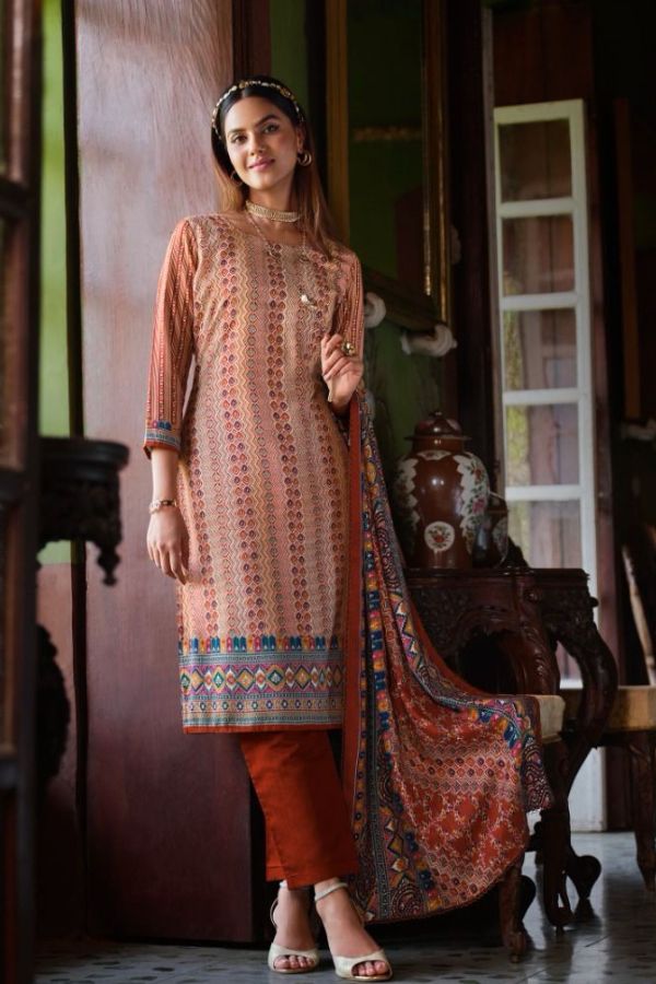 Zulfat Designer Studio Raabia Pashmina Winter Suit Salwar 522-008