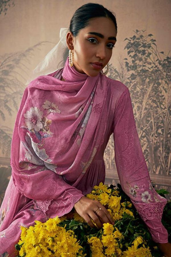 Kimora Fashion Adaab Cotton Printed Unstitched Salwar Suits 9192