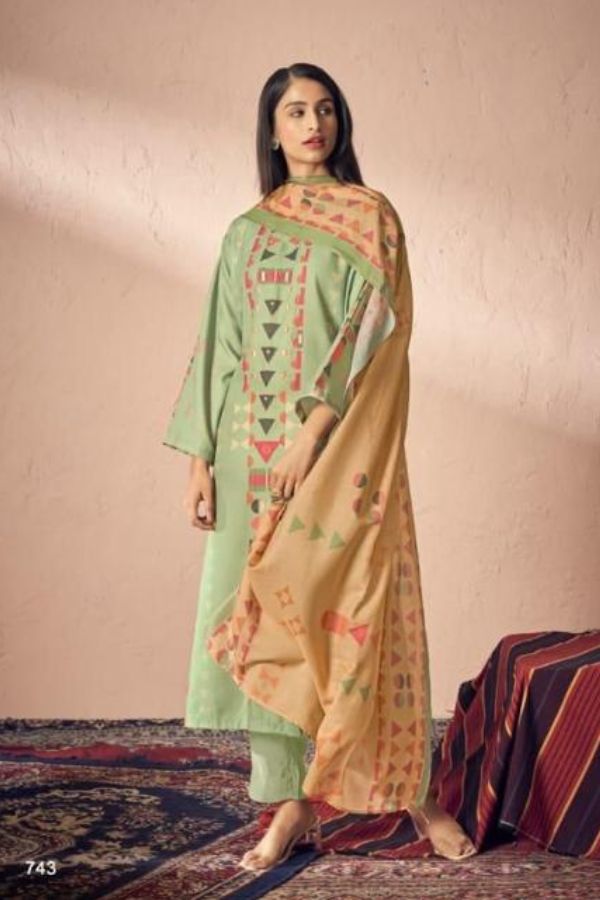 Sahiba Sudriti Grace Pashmina Winter Unstitched Ladies Salwar Suit 743