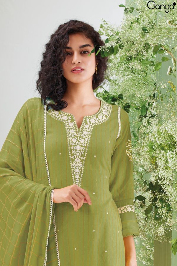 Ganga Fashions Nargis S1609 Cotton Salwar Suit S1609-d