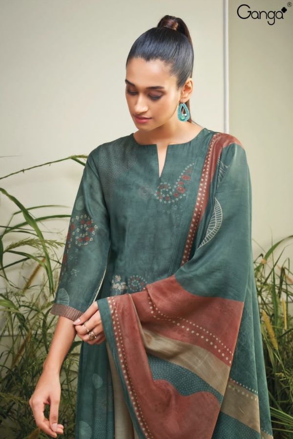 Ganga Fashions Rosaline S2193 Cotton Printed Salwar Suits S2055-C