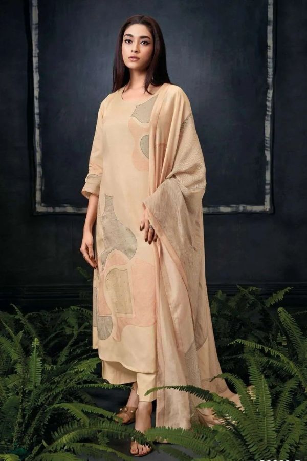 Ganga Fashions Ruth S2289 Cotton Silk Unstitched Salwar Suits S2289-B