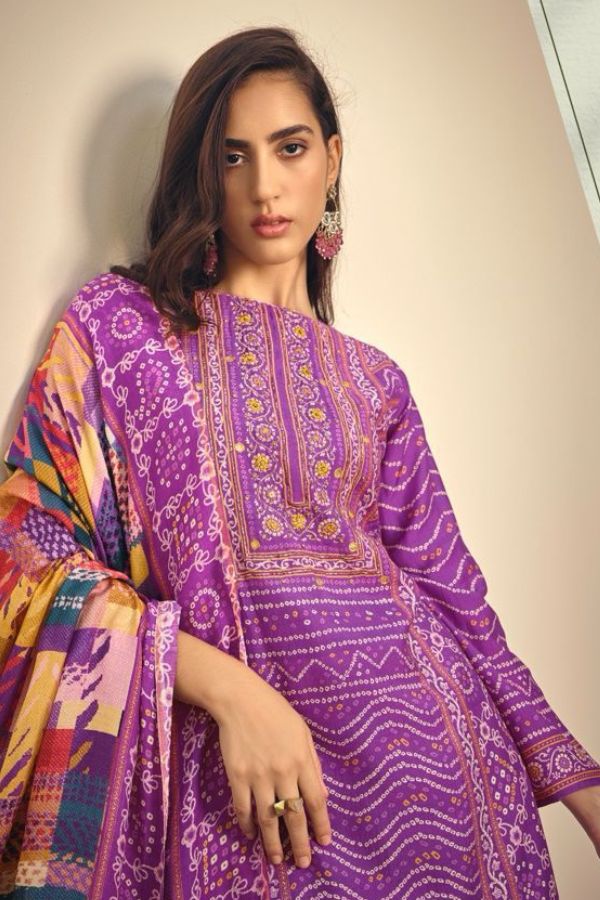 Sadhana Fashion Inayat Pure Muslin Silk Suits Salwar 10046