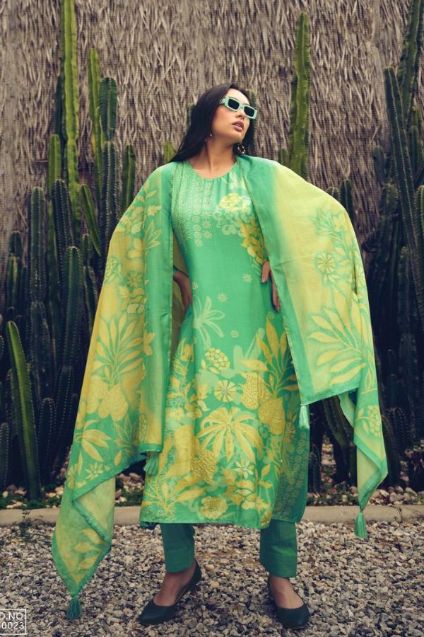 Sadhana Fashion Kavleen Pure Muslin Silk Suit Salwar 10023