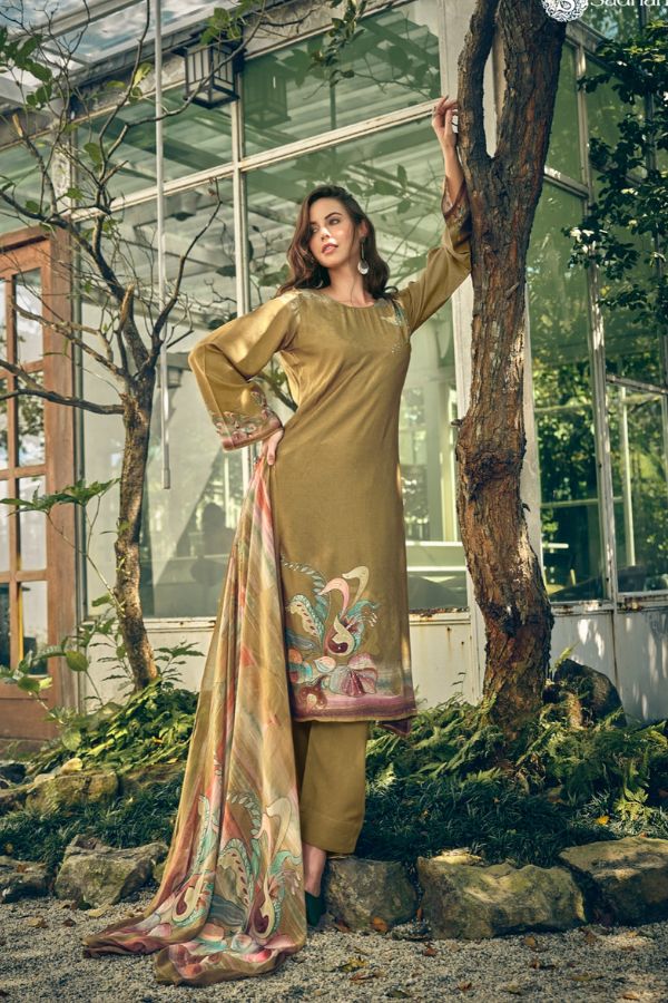 Sadhana Fashion Minerva Pure Muslin Silk Suit Salwar 10031