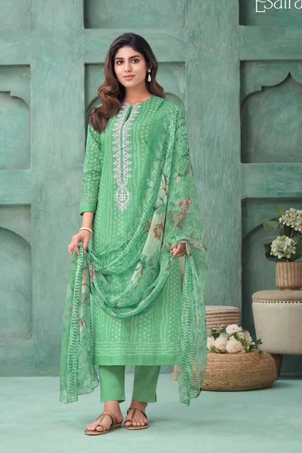 Sahiba Esta Esaira Sia Cotton Ladies Salwar Suit 110