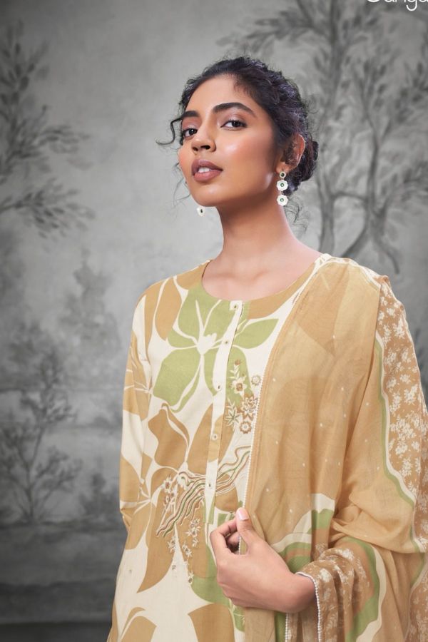 Ganga Fashions Ekveera S2210 Cotton Printed Ladies Suits S2210-C