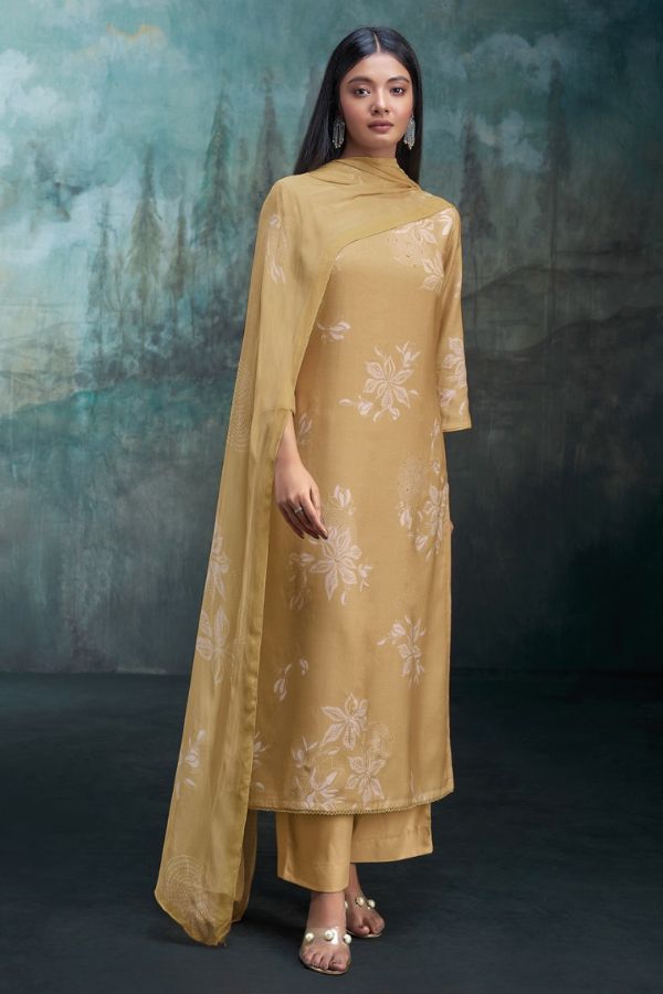 Ganga Fashions Ginevra S2363 Cotton Linen Salwar Suits S2363-A