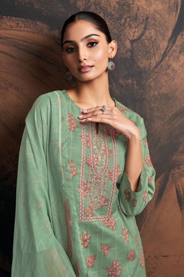Ganga Fashions Johanna S2473 Cotton Salwar Suits S2473-D