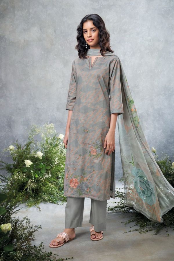 Ganga Fashions Lottie S2274 Premium Cotton Suit S2274-C
