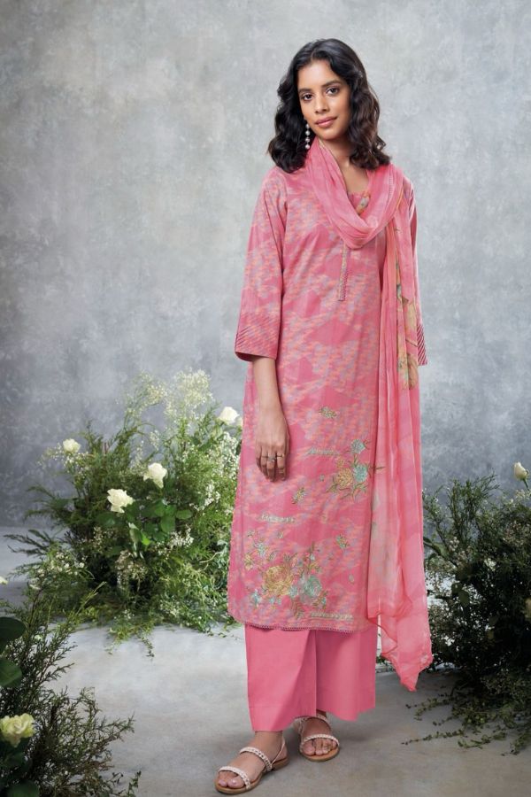 Ganga Fashions Lottie S2274 Premium Cotton Suits S2274-D