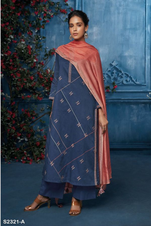 Ganga Fashions Minnie S2321 Cotton Salwar Suit S2321-A