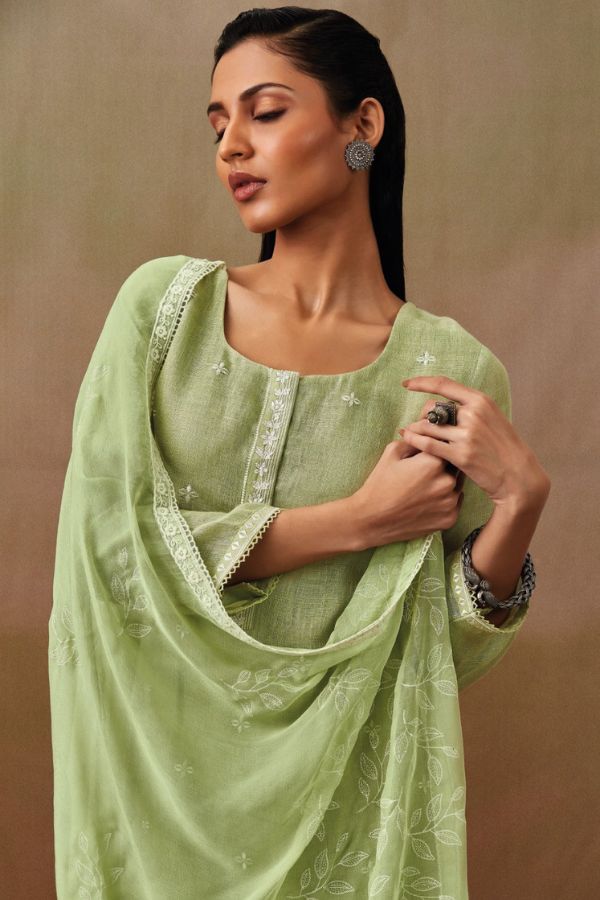 Ganga Fashions Priyani Cotton Linen Salwar Suits C1790