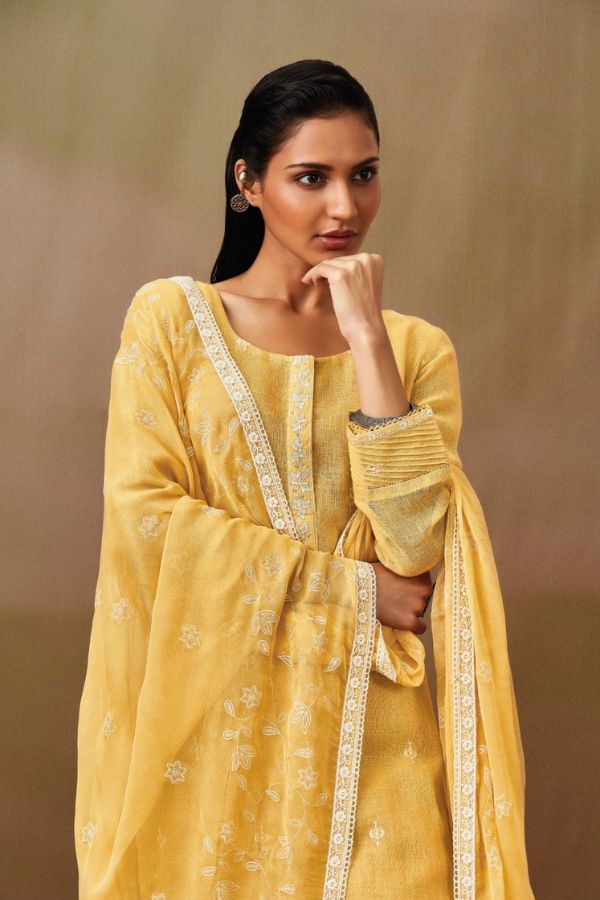 Ganga Fashions Priyani Cotton Linen Salwar Suits C1792