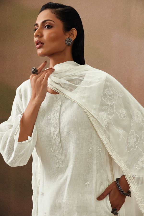 Ganga Fashions Priyani Cotton Linen Salwar Suits C1794