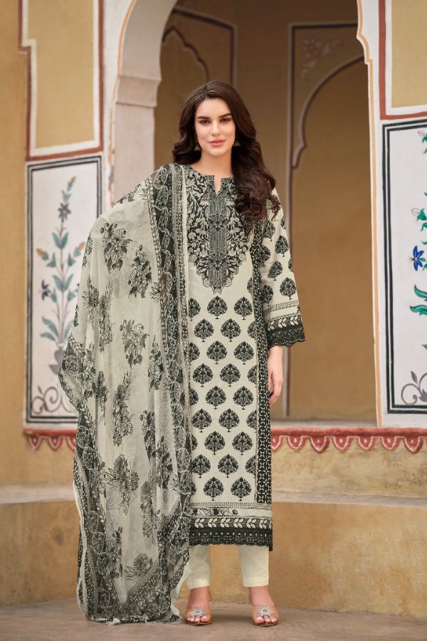 Glossy Simar Melody Pure lawn cotton Suits 4108