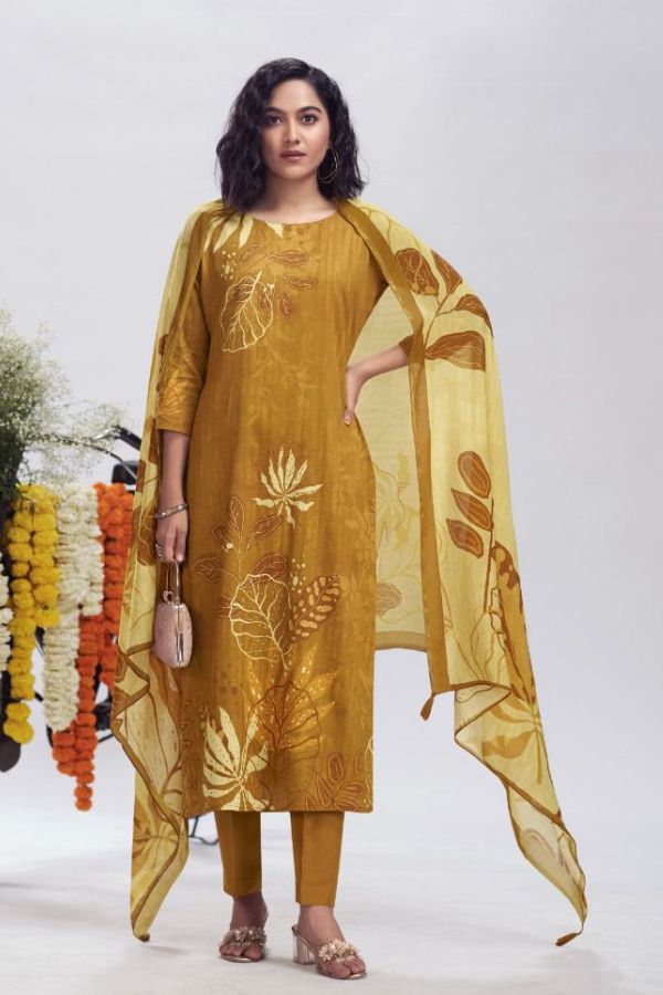 Kesar Karachi Zara Jam Silk Printed Ladies Salwar Suit 27001