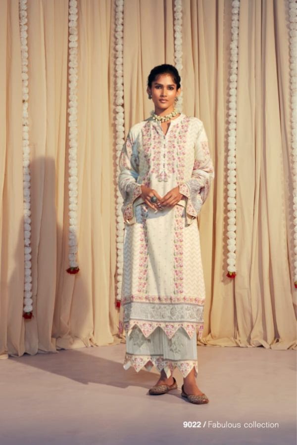 Kimora Fashion Heer Habiba Pure Muslin Printed Suit 9022