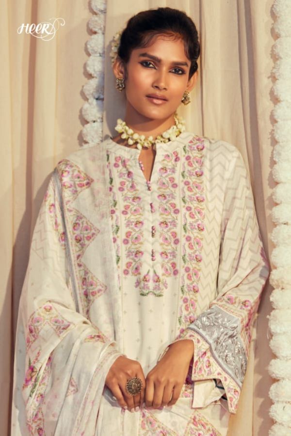 Kimora Fashion Heer Habiba Pure Muslin Printed Suits 9022