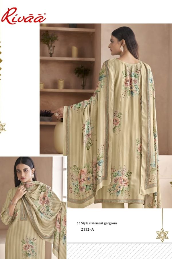 Rivaa Naina 2 Cotton Printed Ladies Summer Salwar Suits 2112-A