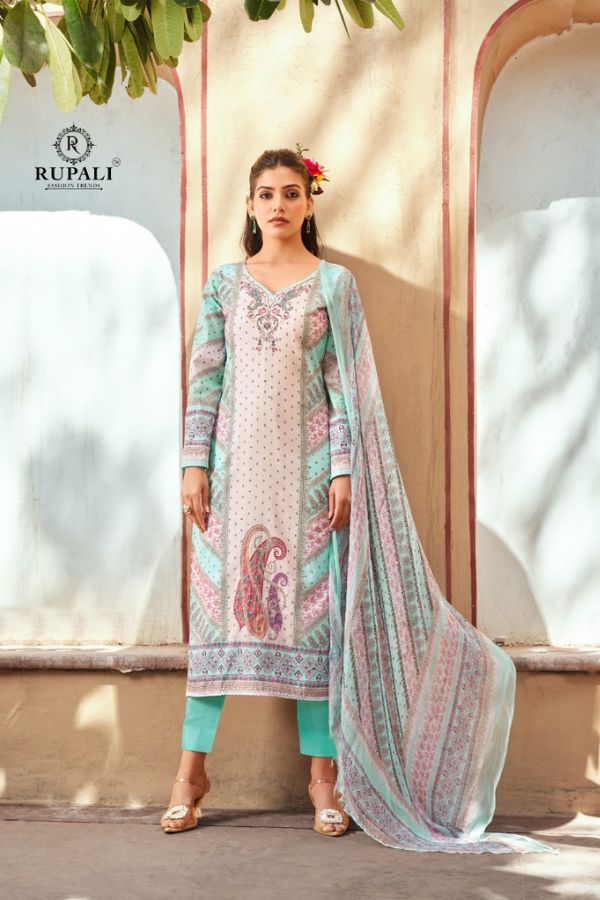 Rupali Fashion Saugat Ladies Unstitched Salwar Suit 8802