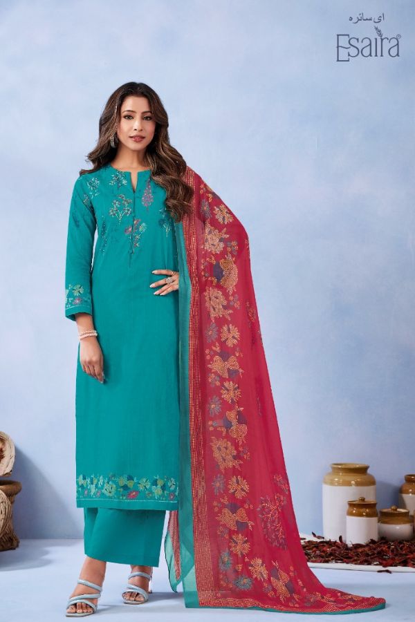 Sahiba Esta Esaira Camila Cotton Ladies Salwar Suit 101