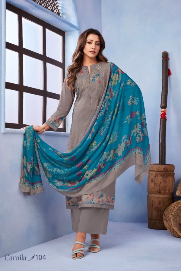 Sahiba Esta Esaira Camila Cotton Ladies Salwar Suit 104